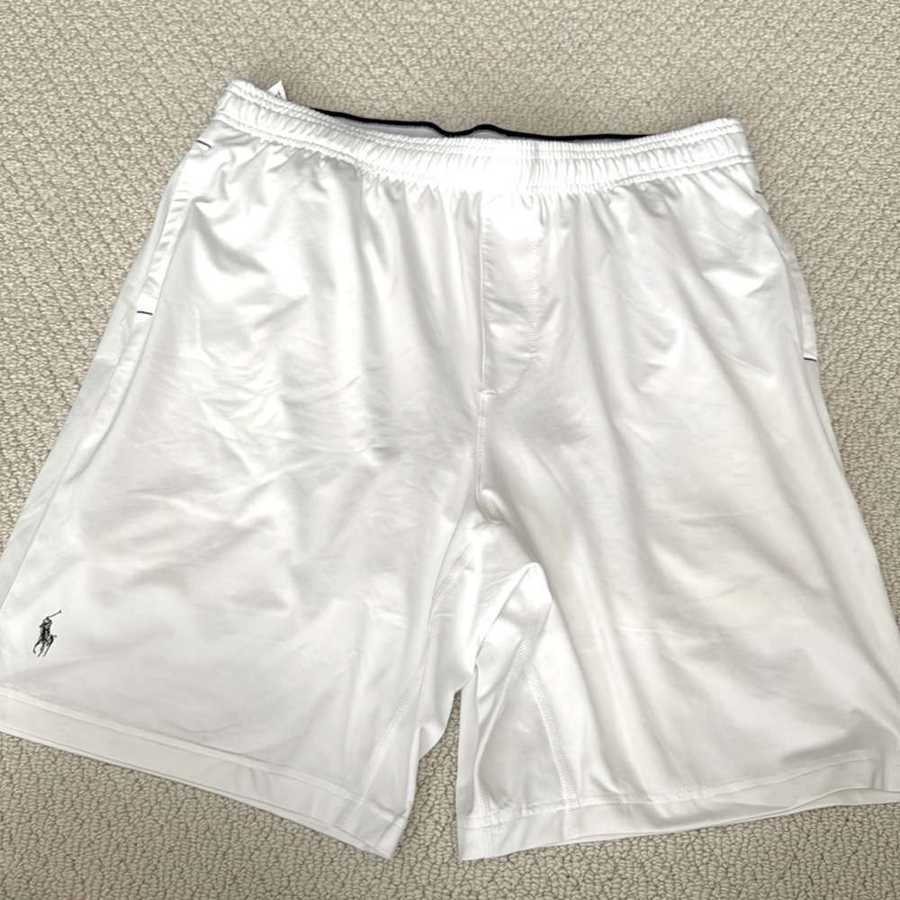 Never Worn.  Ralph Lauren performance tennis shorts size Large.